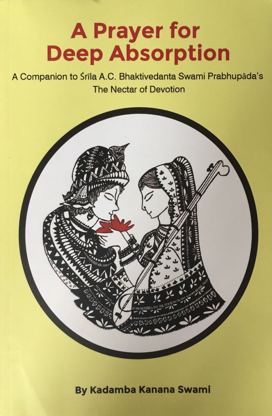 A Prayer for Deep Absorption — boekomslag