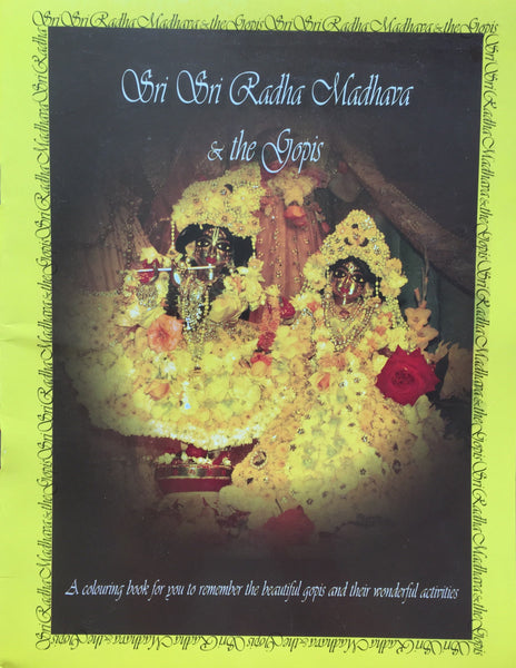 Sri Sri Radha Madhava & the Gopis Coloring Book — boekomslag