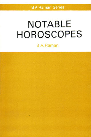 Notable Horoscopes — boekomslag