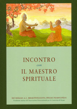 Incontro con Il Maestro Spirituale — boekomslag