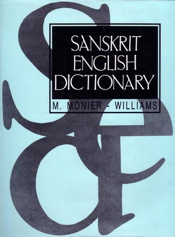 Sanskrit English Dictionary — boekomslag