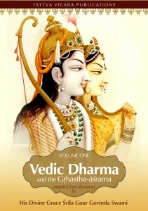 Vedic Dharma and the Grhastha-ashrama — boekomslag